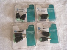 Lot 4 sets Security System Wire Cable CCTV CameraPower Supply end. Two terminals Security System Sets price
