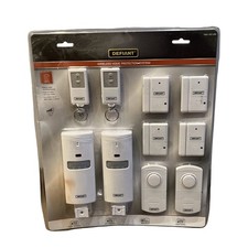 Defiant Wireless Home Security Protection System Set 4 Door/Window 2 Motion + Security System Sets price