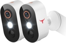 2 Pack Wireless Security Camera System Smart Night Vision Outdoor WiFi Cameras Security System Sets price