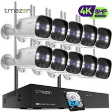 TMEZON Wireless 8MP Waterproof Security Camera System 8MP 16CH NVR WIFI Lot Security System Sets price