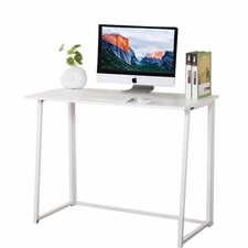 Folding Small Desk Home Office Desk Laptop Study Writing Table- White Office Desk price