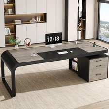 70.9" Executive Computer Desk with 3 Drawers Business Furniture Desk Workstation Office Desk price