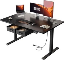 Electric Standing Desk with Drawers , Stand Up Desk with Outlet, Adjustable Desk Office Desk price
