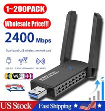 USB 3.0 Wireless WIFI Adapter 1300Mbps Long Range Dongle Dual Band Network lot Wireless Adapter price