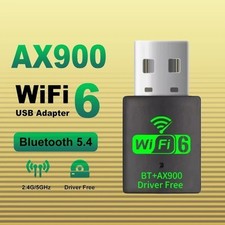 USB WiFi-6 900Mbps 2 in 1 Dongle 2.4G 5GHz Dual Band & BT 5.4 Win10,11 Free ship Wireless Adapter price