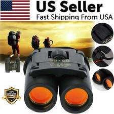 Binoculars 30x60 Zoom Outdoor Travel Compact Folding Telescope Hunting Day/Night Binoculars price
