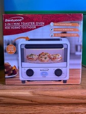 183-Cu. In. 3-L 500W Stainless Steel Mini Toaster Oven - White - NIB Mini / Midi Ovens price
