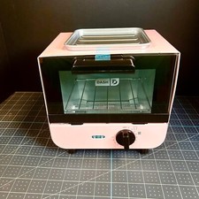 (New Open Box) DASH Mini Toaster Oven Cooker for Apartment / Dorm - PINK Mini / Midi Ovens price