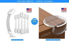 Baby Safety Combo Set – 6 Cabinet Locks + 12 Corner Protectors Child Proofing Baby Safety Set price