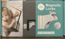 Skyla QS21 Magnetic Cabinet Locks Baby Safety Set 12 Locks & 2 Keys Child Proof Baby Safety Set price