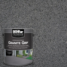 1 Gal Concrete Floor Paint Coating Gray Granite Non-Slip Garage Driveway Patio Granite Paint price