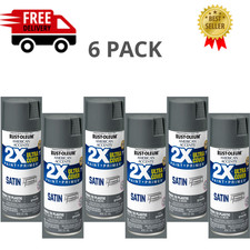 Rust-Oleum American Accents 2X Satin Granite Spray Paint 12oz, 6 Pack Granite Paint price