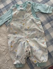 ABSORBA 2 Pc Outfit 6 Mo COTTON Shirt & Overalls Boy or Girl GENTIL BEBE Baby Shirt price