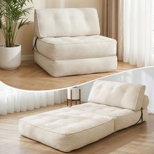 Single Folding Sofa Bed Convertible Sleeper Bed Chair Couches w/ Dual-Pillow Loveseat price