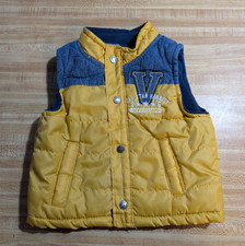 Unbranded Baby Boy Size 12 Months 100 Percent Polyester Fleece Varsity Vest Baby Undershirt price