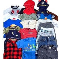 EUC Huge Lot Baby Boy Bundle ALLSEASON Clothing 20Pc Sz 12-18Months Baby Undershirt price