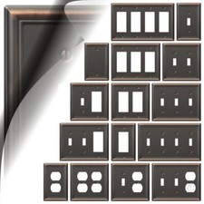 Bronze Switch Plate Cover Chelsea Oil Rubbed Wallplate Toggle Outlet Rocker GFI Outlet Cover price