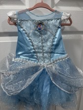 Baby Princ Dress Costume Blue/White/Silver w/ Glit Tulle Skirt Medallion 6-12M Baby Skirt price