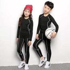 Kids Compression Outfit for Sports Training Basketball, Football, Leggings Tops Baby Skirt price