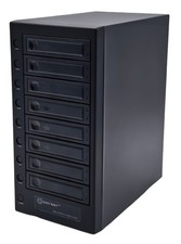 Open Box - USB 4.0 40Gbps 8 Bay Tool Less Tray 2.5" 3.5" SATA HDD Enclosure HDD Enclosures price