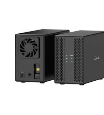 External 2.5/3.5 SATA HDD/SSD Aluminum Case 2 Bay Hard Disk Enclosure with Fan HDD Enclosures price