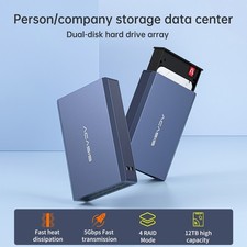Acasis Dual Bay 2.5 Inch USB-C to SATA HDD SSD RAID Enclosure HDD Enclosures price