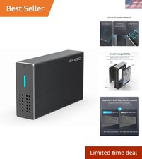 2.5 inch Dual Bay Hard Drive Enclosure,.0 to 2.5" SATA I/II/III HDDs SSDs RAI... HDD Enclosures price