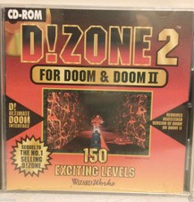 D!ZONE 2  FOR DOOM & DOOM II 150 Exciting Levels,  Game Computer PC CD-Rom  NEW Computer Games price