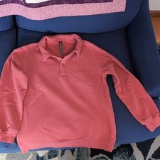 Mondetta polo sweatshirt salmon color size Small Women's Sweatshirt price