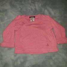 Baby Gap Pink Button Sweater Coat Newborn Stage 3 6-12 Months 26-28" 17-22 Lbs Baby Sweater price