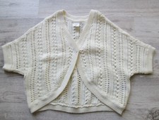 ❤ Baby GAP girls sweater cardigan 3 3T cream short sleeves cotton ivory Baby Sweater price