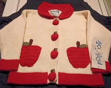 Polkatots Apple Sweater US Size 3T 🔥 Brand New 🔥 Baby Sweater price