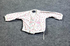 Honors Cardigan Sweater Infant 6-9Month White Cotton Ducks Floral All-Over Print Baby Sweater price