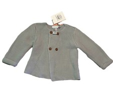 Elegant Baby Sofia & Finn Gray Baby Cardigan 18 mo Chunky Knit Sweater NWT Baby Sweater price