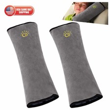 2x Seat Belt Pad Pillow Kids Baby Car Seat Travel Strap Cover Child Cushion Grey Baby Car Seat Cover price