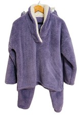 Sleep Wear Fleece Set  Women Size Small Soft Warm Elastic 24 Waist 25 Inside Leg Modest Wear Set price