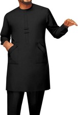 Men Traditional Clothing Set Sleeve Dashiki Long Shirts and Modest Wear Set price