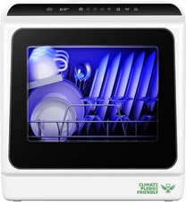 EUHOMY Countertop Dishwasher Portable with 6 Programs, 5L Built-in Water Tank fo Built-in Dishwashers price