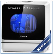 AIRMSEN Countertop Dishwasher - 8 Wash Programs & 3 Useful Function, Integrat... Built-in Dishwashers price