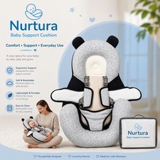 Baby Feeding Support Pillow / Lounger for Newborn 0-12 Months, Nursing Cushion Baby Pillow & Cover price