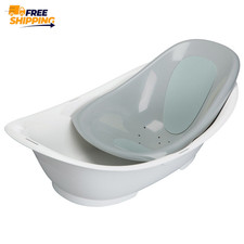 3-In-1 Clean Fun Plastic Rigid Baby Bathtub, Harbor Mist 🎗🎯 Baby Bath Tub price