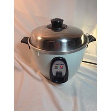 Tatung Rice Cooker Steamer White Stainless Steel Lid Multi-Functional 1-Switch Steam Cookers price