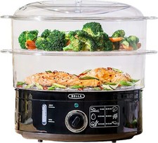 Electric Food Steamer Cooker Healthy Vegetable Steaming Pot Stackable Baskets Steam Cookers price