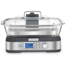 Cuisinart STM-1000 CookFresh Digital Glass Steamer StainlessSteel Factory Refurb Steam Cookers price