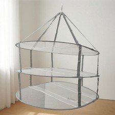 3-Tier Folded Mesh Clothes Hanging Dryer Sweater Drying Rack Clothes Drying Net Clothes Drying Rack price