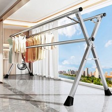 Joybos 78.7 Foldable Stainless Steel Clothes Drying Rack For Indoor Outdoor Clothes Drying Rack price