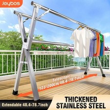 Joybos 78.7" Foldable Stainless Steel Clothes Drying Rack Silver Clothes Drying Rack price