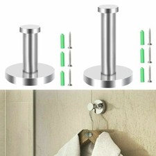 4PC Brushed Bathroom Towel Robe Coat Hook Stainless Steel Wall Hooks Door Hanger Bathroom Hooks price