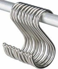 S Shaped Hanging Hooks Stainless Steel Hooks Kitchen Bathroom Bedroom Cap Hanger Bathroom Hooks price