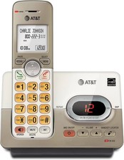 AT&T EL52113 Cordless Phone w/Answering System Large Backlit Keys Champagne NEW Cordless Phone price